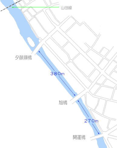 北上川付近図